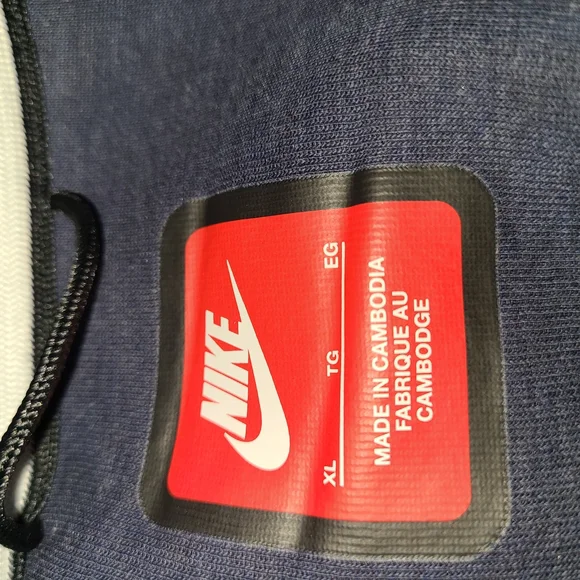 Nike Tech Fleece Men's Blue Jacket XL NEW - Picture 2 of 2
